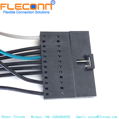 2.54mm Pitch TE 12 Pin 1-103653-1 Connector Cable