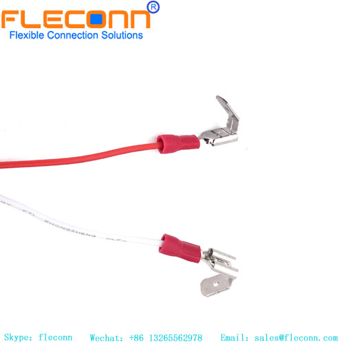 Spade Female 6.4mm PiggyBack Crimp Connector Cable Spade Female 6.4mm PiggyBack Crimp Connector Cable