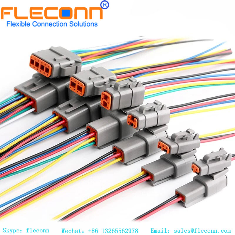 Deutsch DTM Series connector Wiring harness waterproof electrical connector Deutsch DTM Series connector Wiring harness waterproof electrical connector