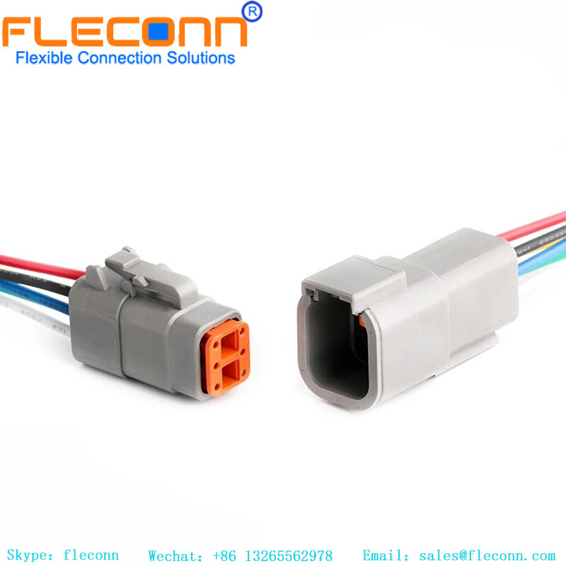DTM04-6P Car Harness Connector Deutsch Sealed Waterproof Plug DTM04-6P Car Harness Connector Deutsch Sealed Waterproof Plug
