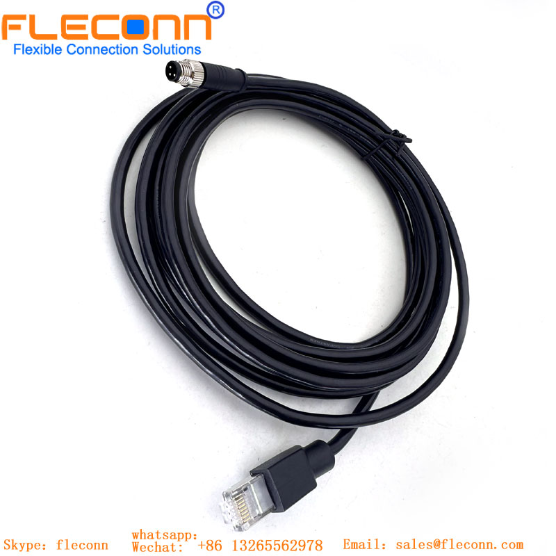 M8 3 Pin Male Connecotr Cable