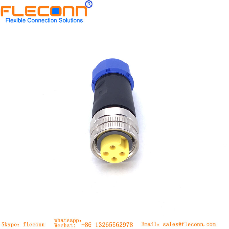 7/8 connector 4Pin Female Straight assembled connector 7/8 connector 4Pin Female Straight assembled connector