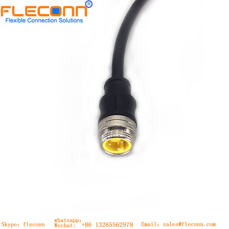 7/8 3 Pin Cable,Male,Straight 3 Pin Cable,Male,Straight