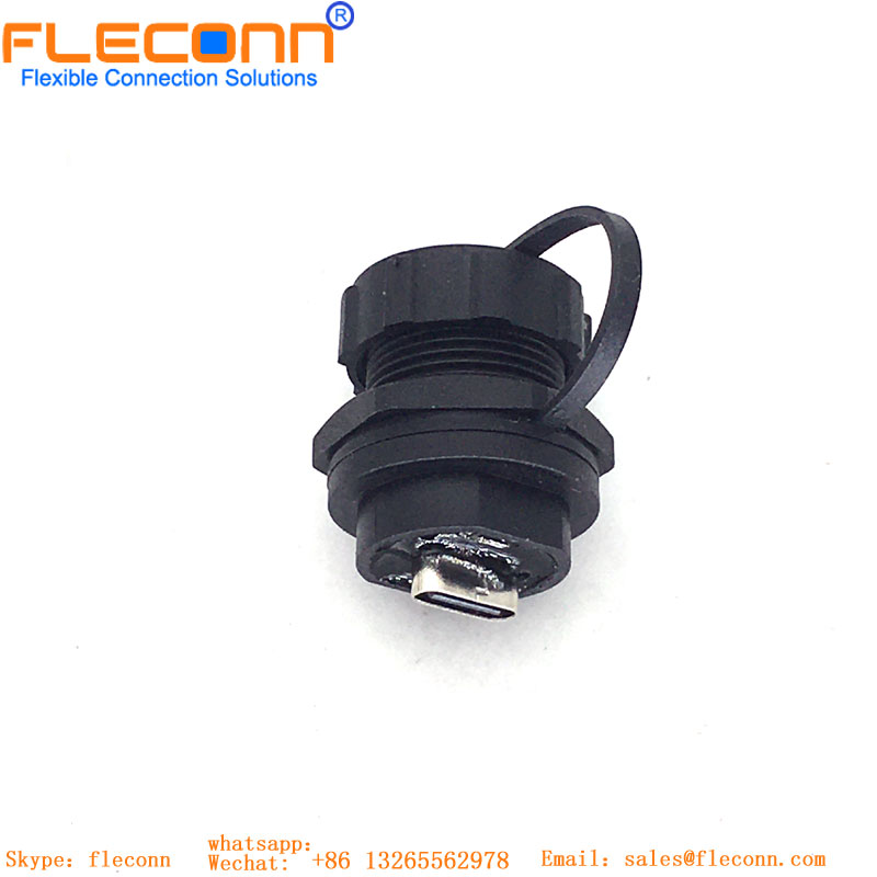 Waterproof Type‑C Male Socket