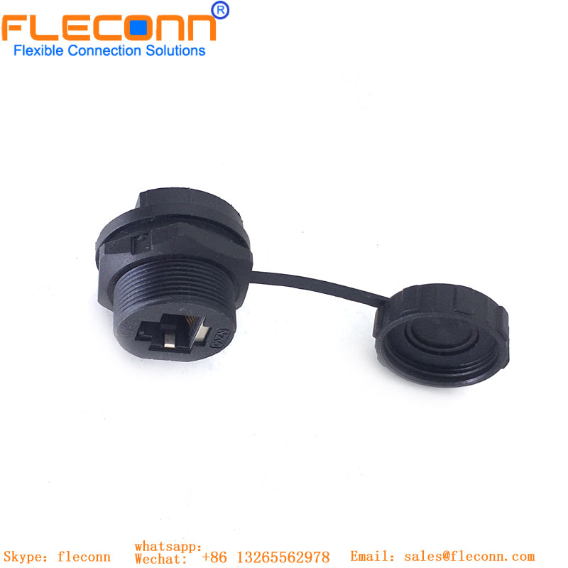 panel mount rj45 connector waterproof panel mount rj45 connector waterproof