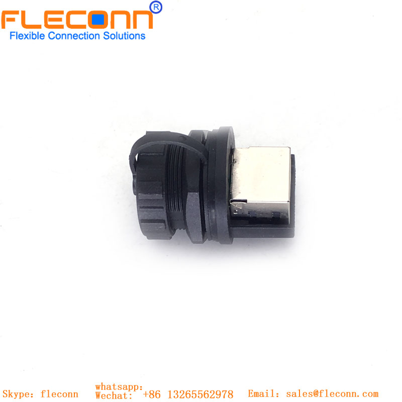 RJ45 Panel Mount Waterproof Connector