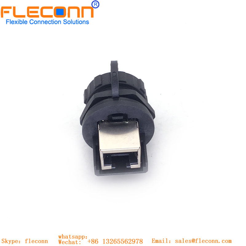 RJ45 Panel Mount Waterproof Connector RJ45 Panel Mount Waterproof Connector