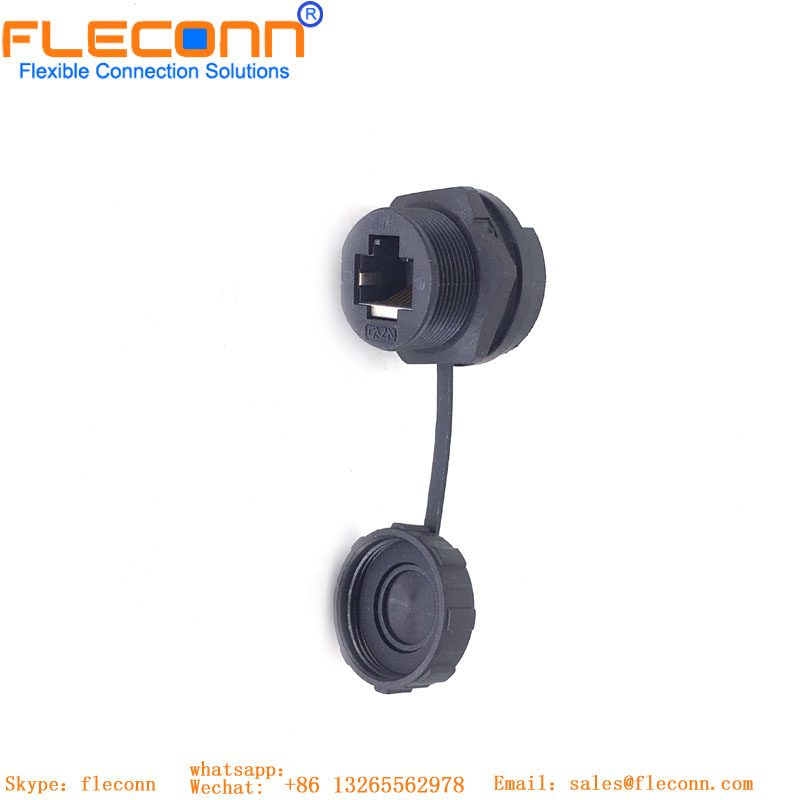 Panel Mount RJ45 Waterproof Connector Panel Mount RJ45 Waterproof Connector