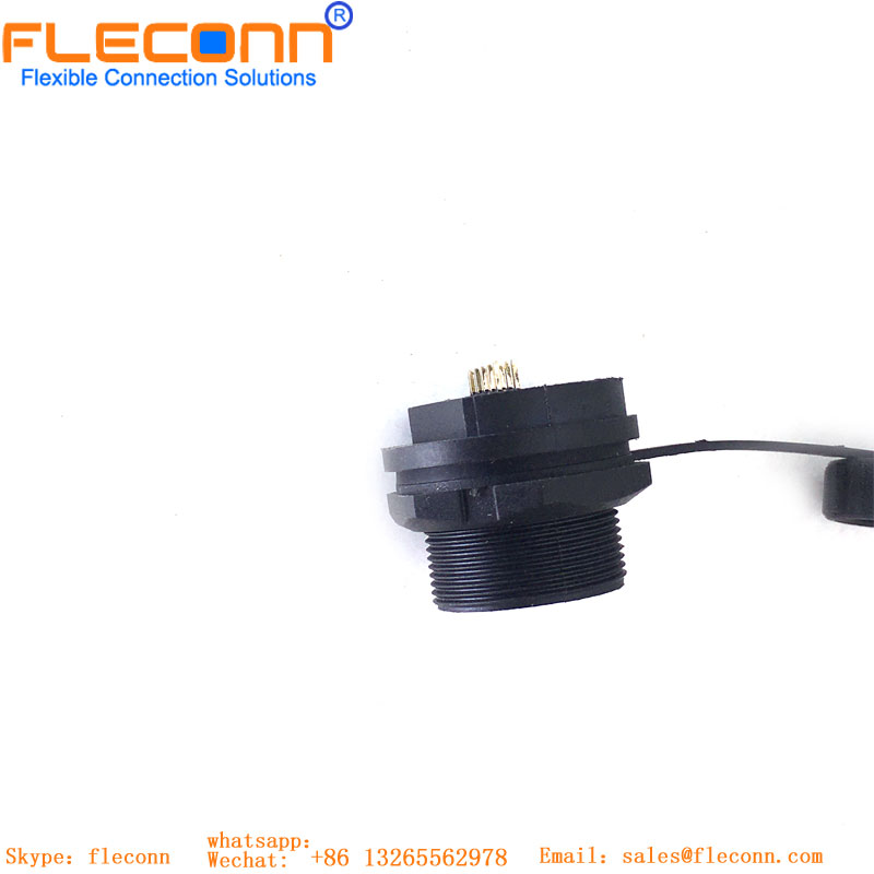 Ip67 waterproof panel mount rj45 connector Ip67 waterproof panel mount rj45 connector