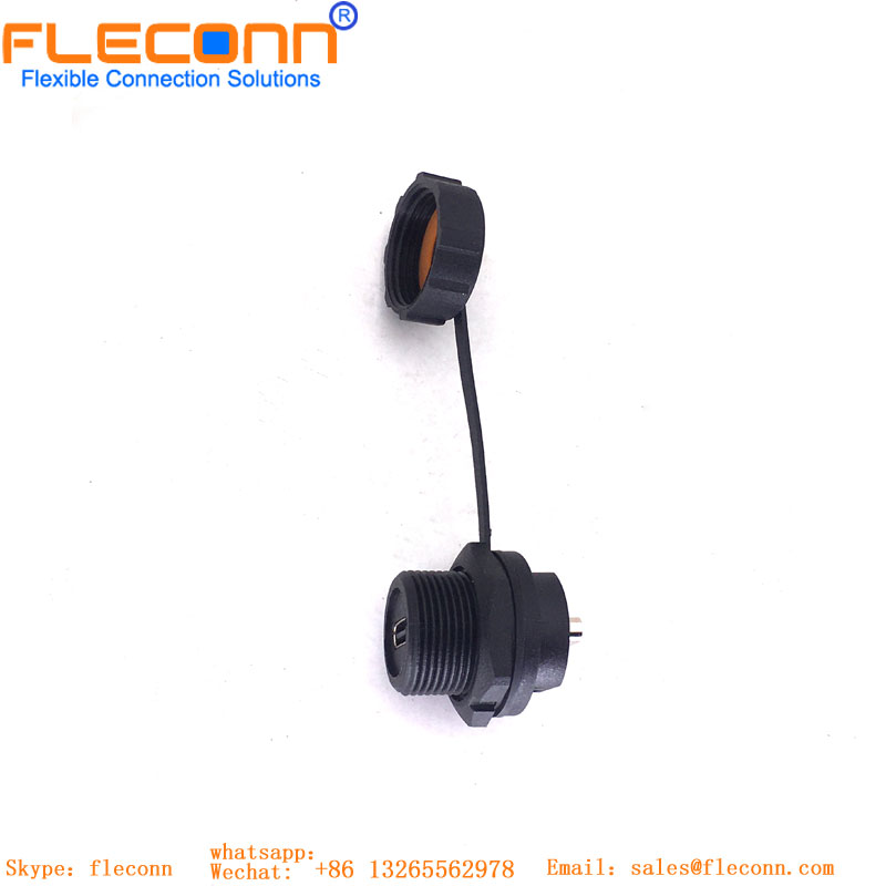 PCB Mount Waterproof USB-C Connector