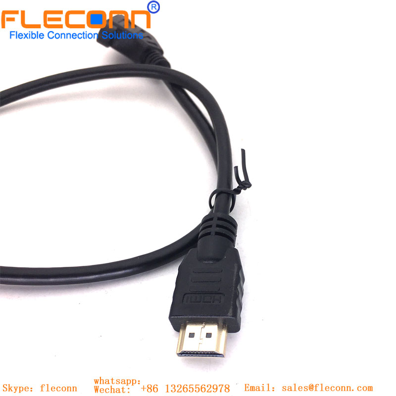 HDMI Panel-Mount Extension Cable With Ear HDMI Panel-Mount Extension Cable With Ear