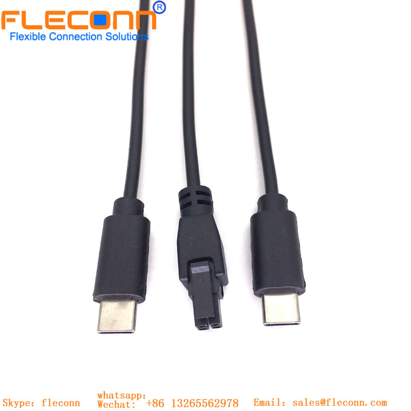 Molex Connector To USB Type-C Cable