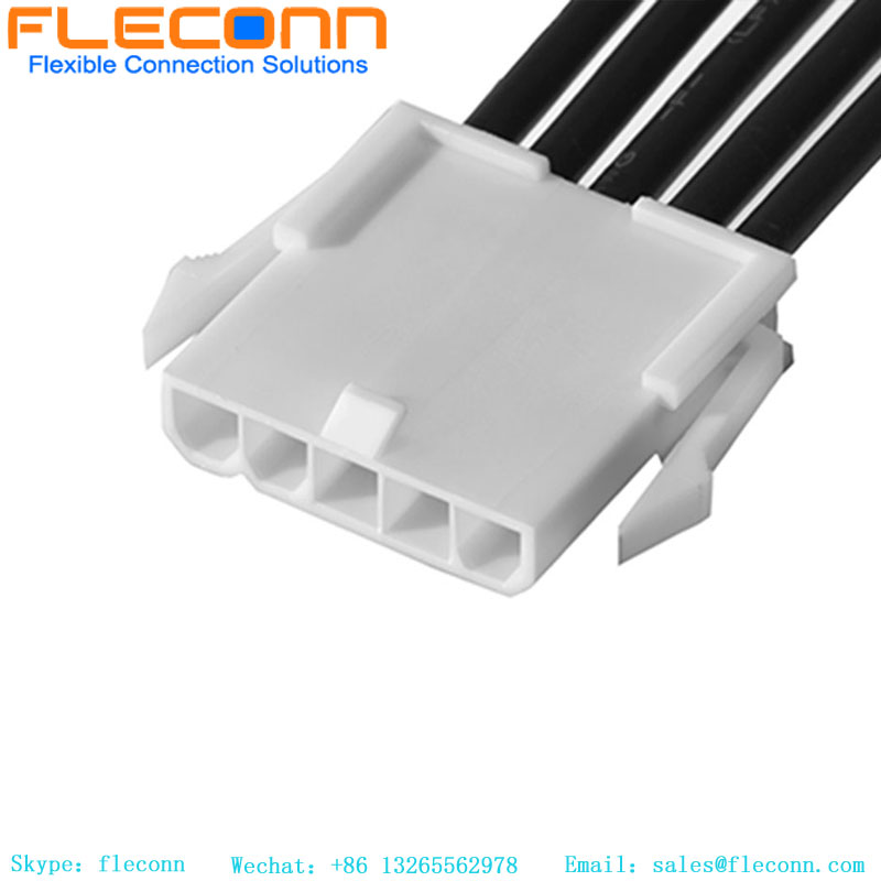 Custom Molex Mini Fit 4.2mm Pitch 5557 Male Female Wiring Harness