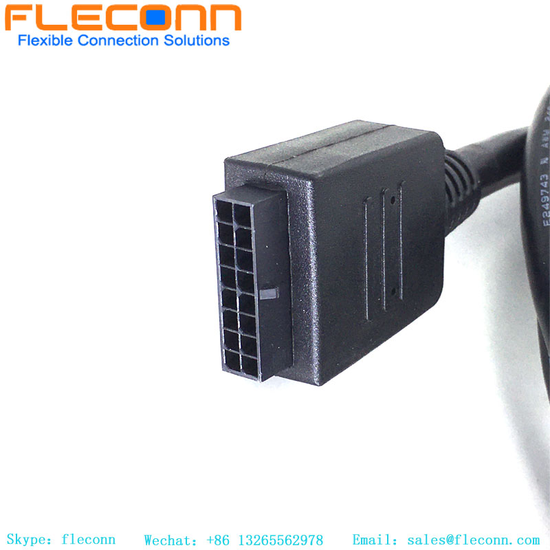 Overmolded Molex Mini-fit 3.0 Connector Cable Harness