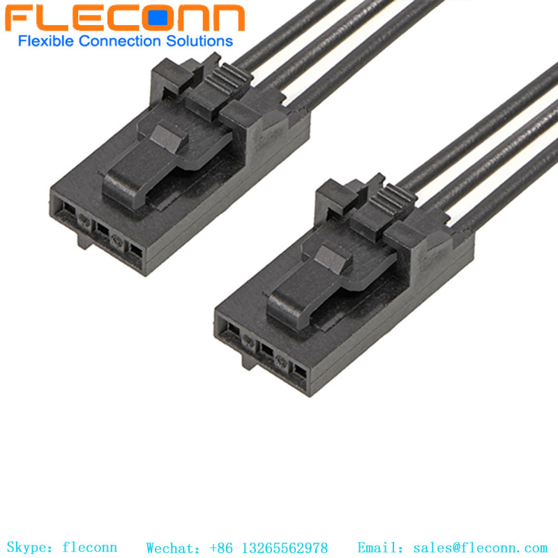 Black Molex 50579403 2.54mm Pitch 2 3 4 5 6 8 P Pin Connector Buckle Wire Harness