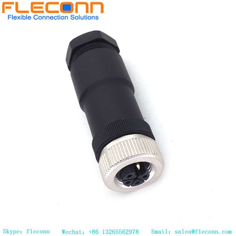 M12 Field Installable L-Coded Connector M12 Field Installable L-Coded Connector