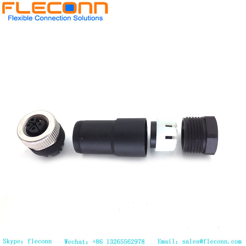 M12 L-Code Plastic Cover Connector M12 L-Code Plastic Cover Connector