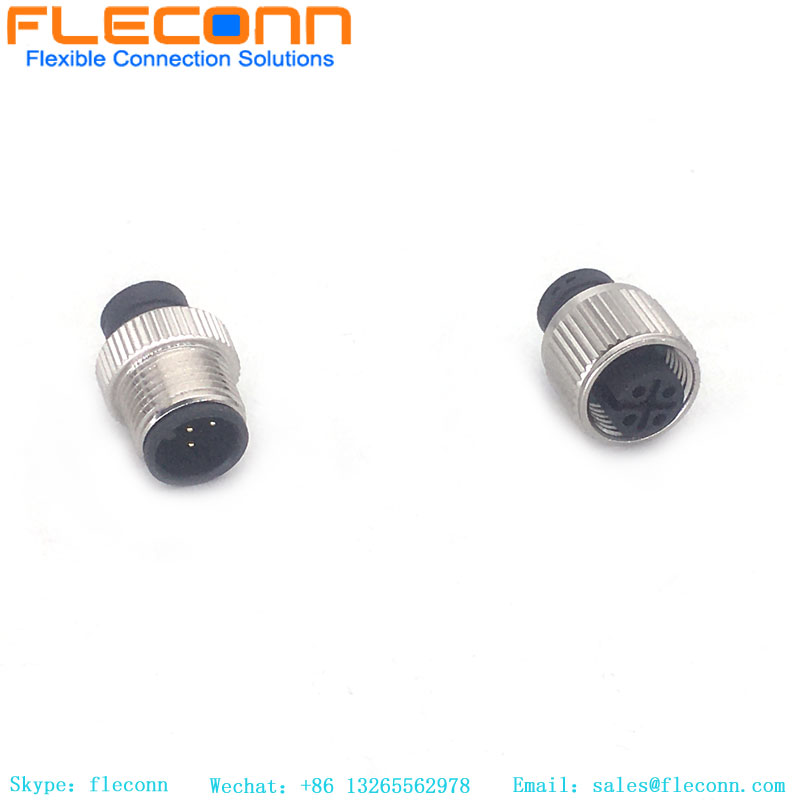 M12 A-Coded 5 Pin Overmolded Connector