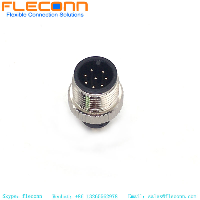 M12 Female Molded Cable Connector