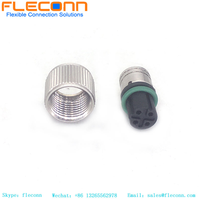 M12 D-Coded Overmolded Cable Connector