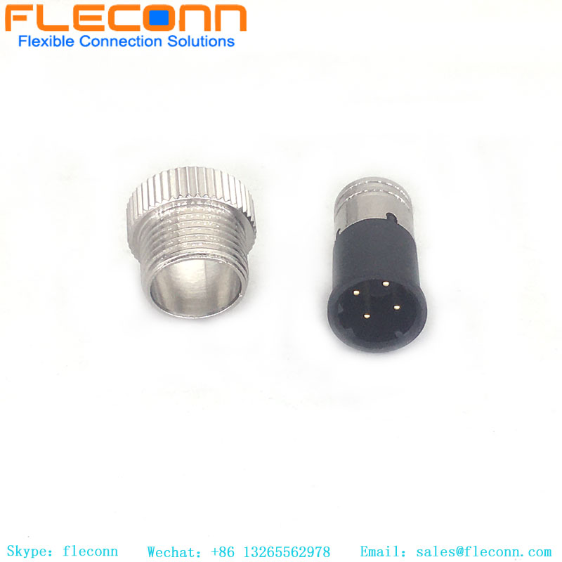 M12 D-Coded Overmolded Cable Connector