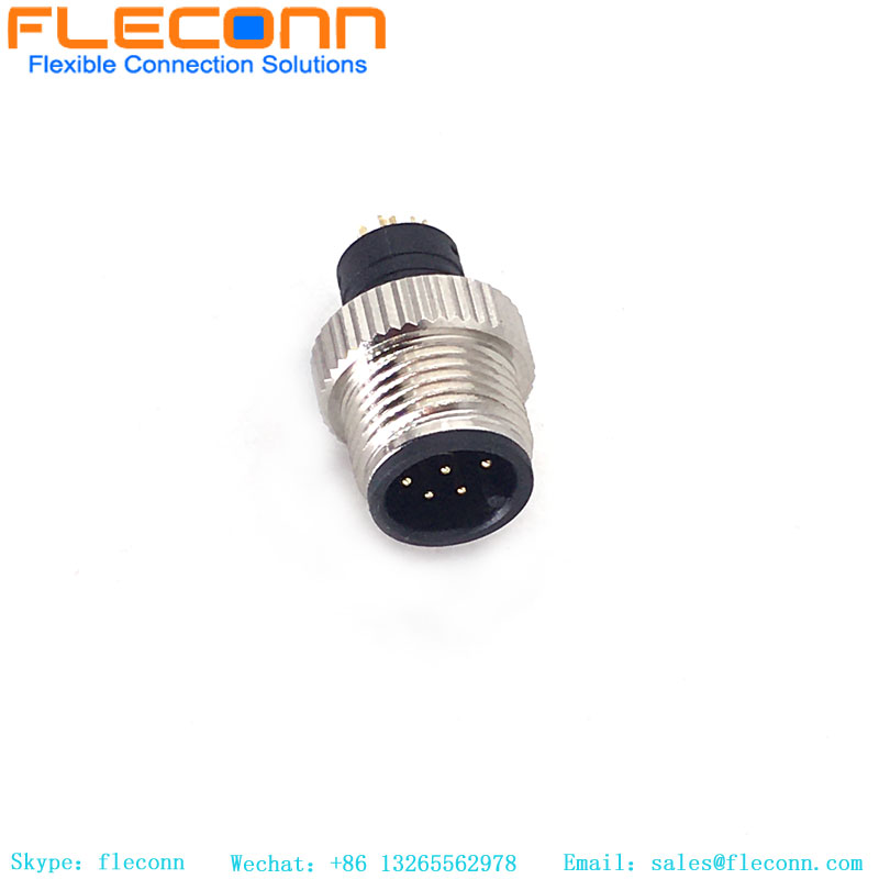 M12 Female Molded Cable Connector