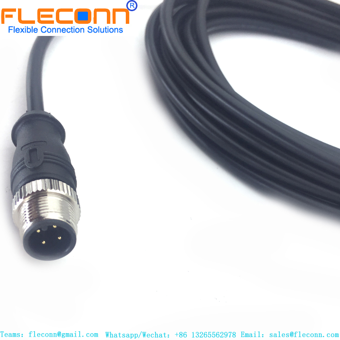 FLECONN can produce high quality single ended M12 4 Pin A-code Male Cabe