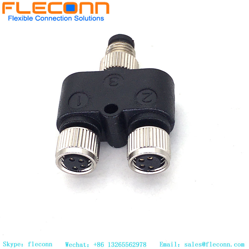 M8 Sensor Cable Y-Type Splitter